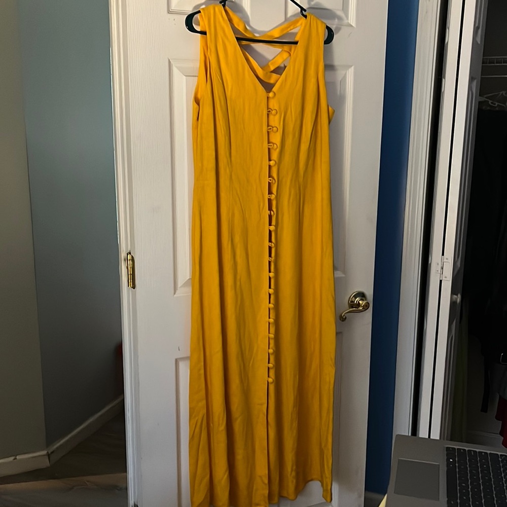 New dress Sunflower yellow size 14